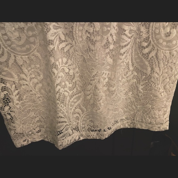 Bebe White Lace Cocktail Dress - Picture 3 of 5